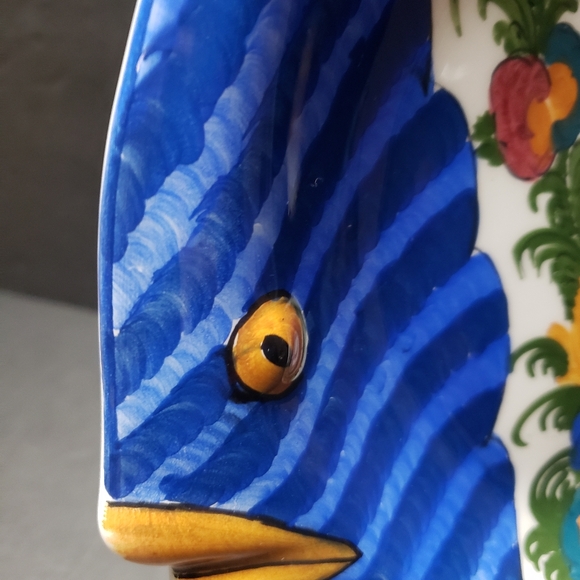 Vintage SKYROS ( Greece) Handmade Pottery "Fish" Hanging Wall Decor - Picture 4 of 6
